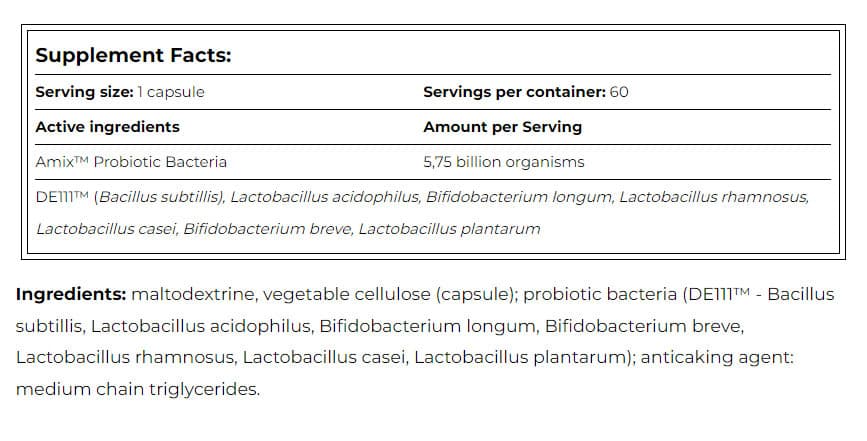 Amix - Probiotic Forte - 60 Caps