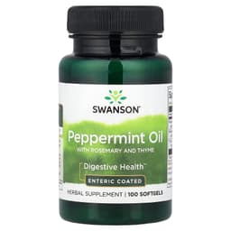 Swanson - Peppermint Oil With Rosemary And Thyme - 100 Softgels