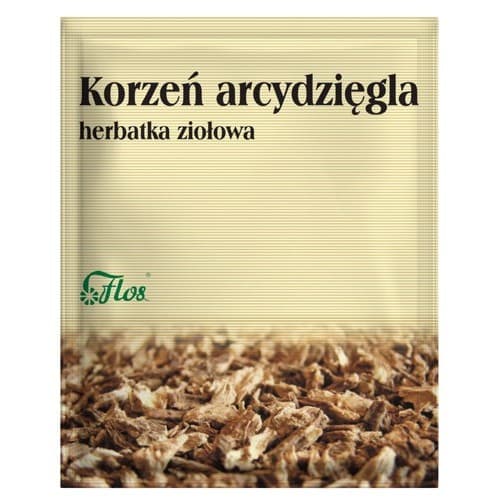 Flos - Angelica Root - 50g – Flos förpackning