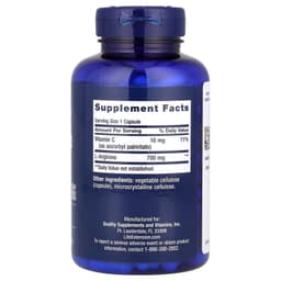 Life Extension - L-Arginine Caps - 700mg - 200 Caps