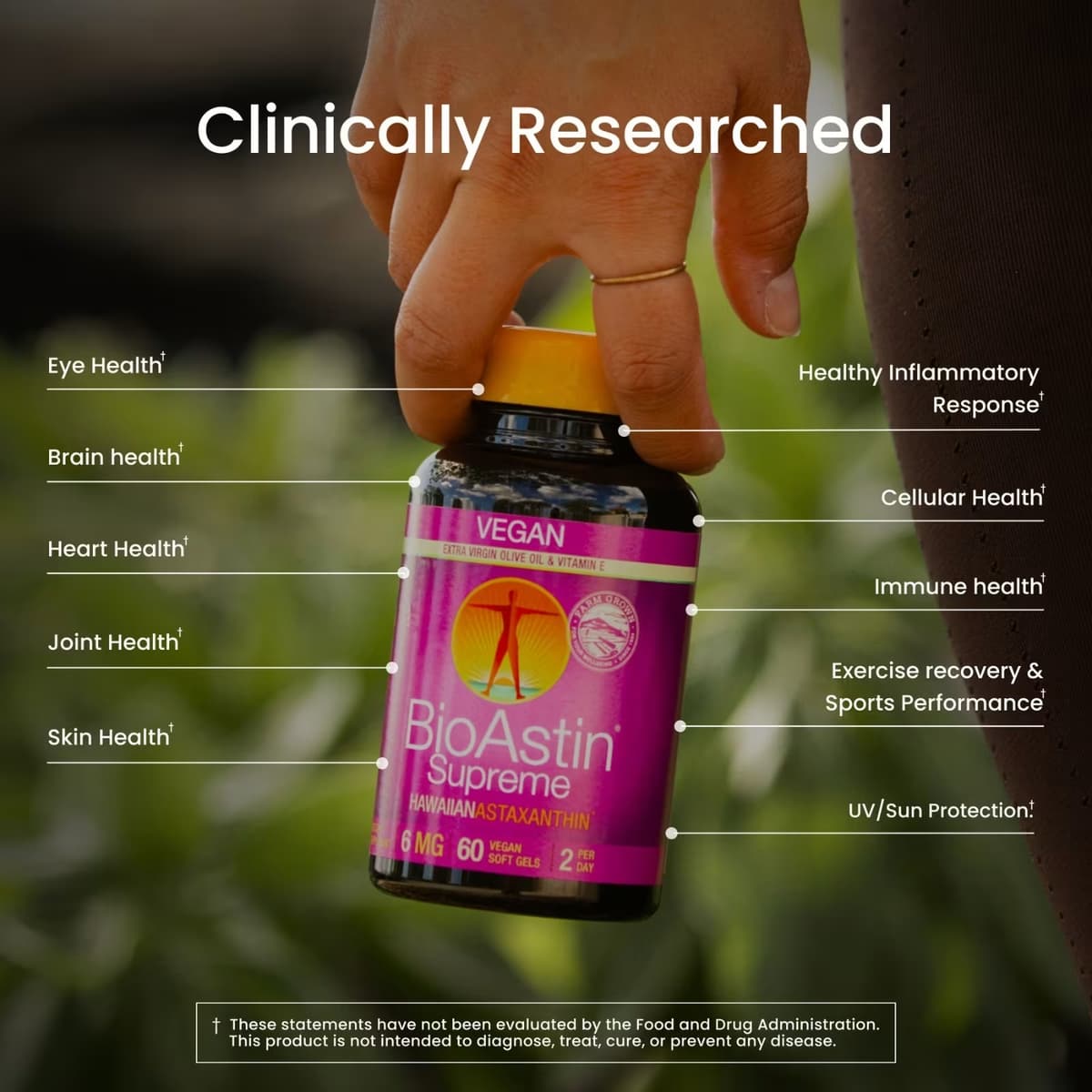 Cyanotech Co - Hawaiian Astaxanthin Supreme - 60 Vegan Sgels