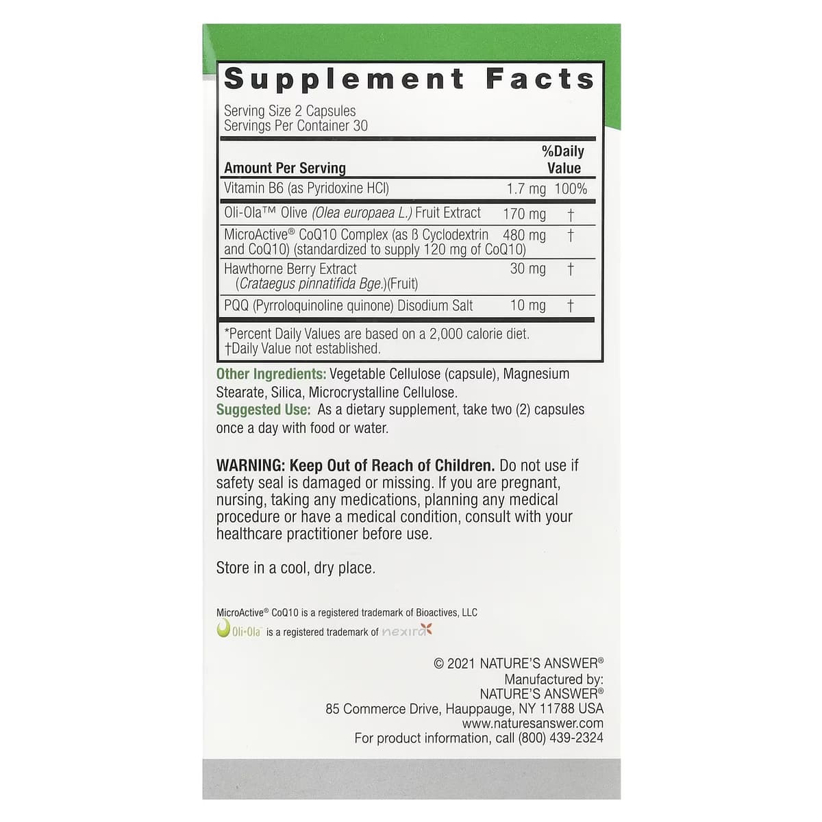 Nature's Answer - Cardi Blend - 60 Vcaps