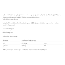 JutaVit - Ascorbic Acid 100% - 160 g