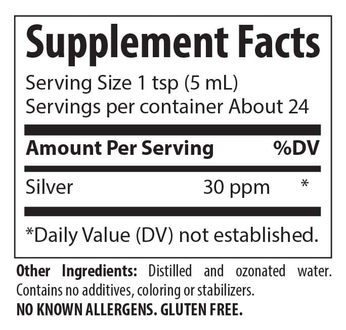Häiväismineralit - Hävänäytteinen kolloidalinen hopea - 118 ml
