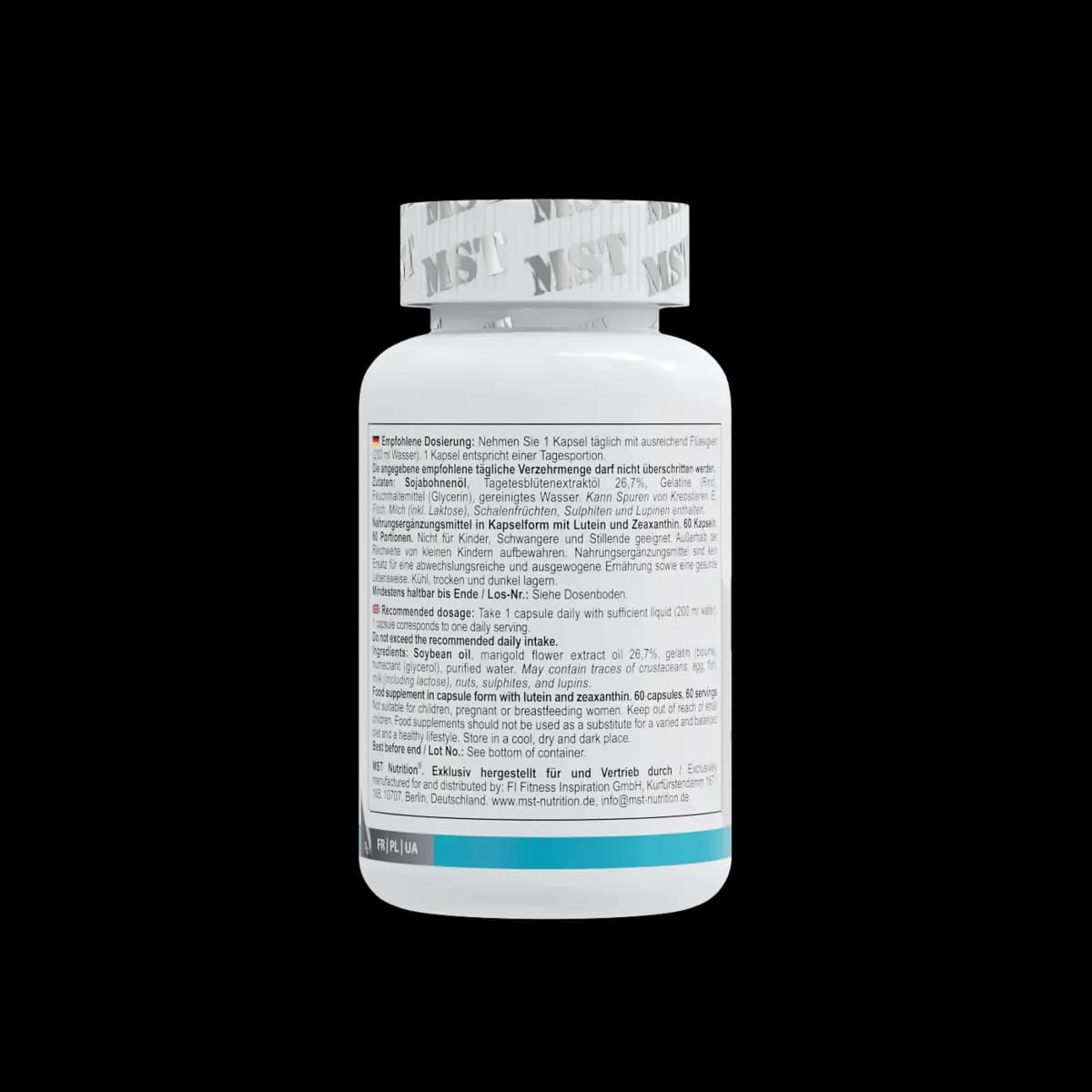 MST - Luteiini ja zeaksantiini - 40 mg, 60 kapselia