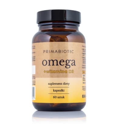 PrimaBiotic - Omega 3 + Vitamin D3 - 60 Caps – Primabiotic förpackning