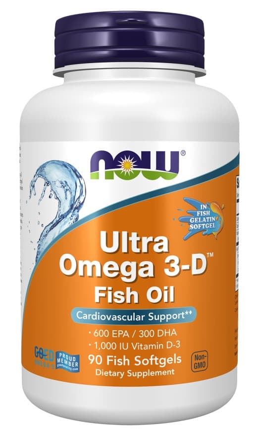 NOW Foods Ultra Omega 3-D With Vitamin D-3