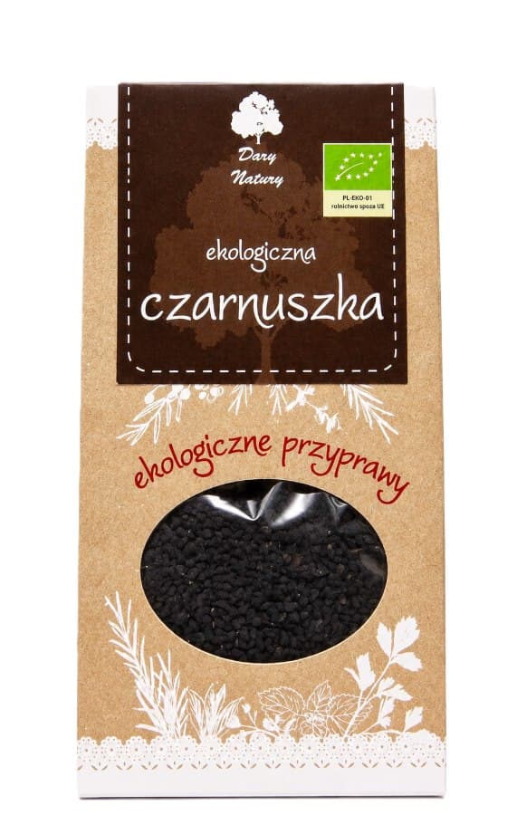 Dary Natury - Czarnuszka BIO 50g – Dary Natury förpackning