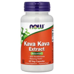 NOW Foods - Kava Kava Extract - 60 Vcaps