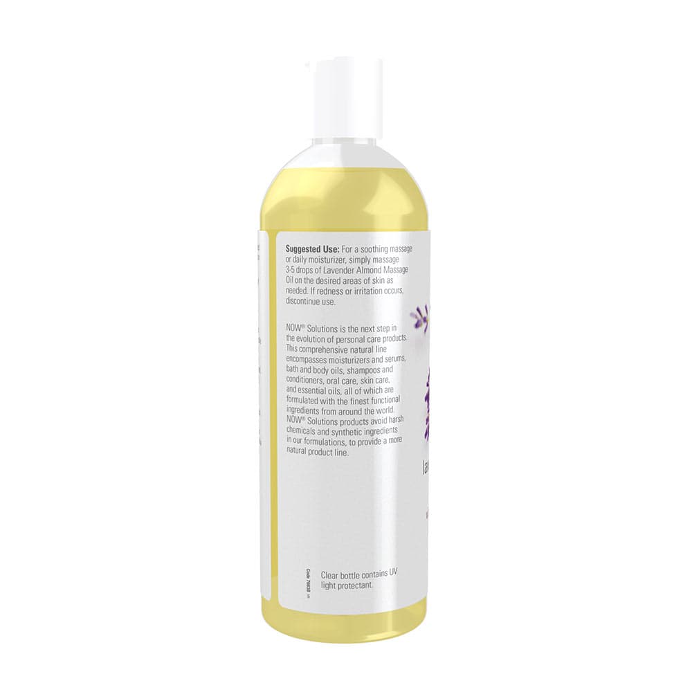 NOW Foods - Lavender Almond Massage Oil - 473ml