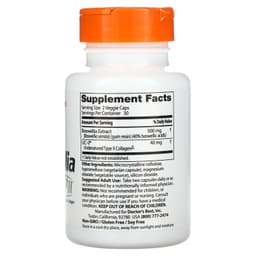 Doctor'S Best - Boswellia With Uc-II - 60 Vcaps