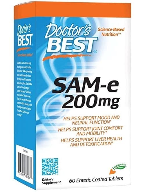 Doctor's Best - SAM-e - Mood & Joint Support – Doctor's Best förpackning