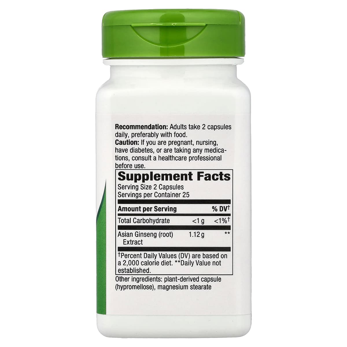 Nature'S Way - Asian Ginseng - 50 Caps