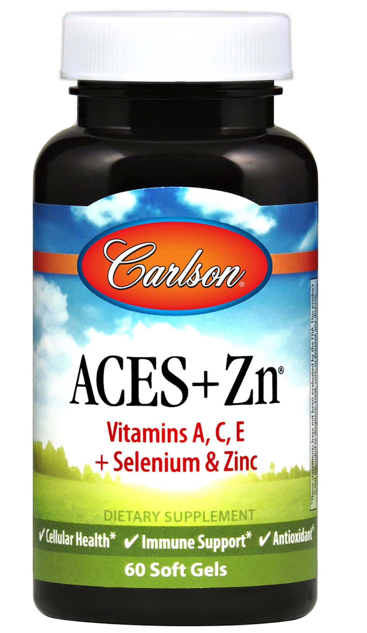 Carlson Labs - Aces + Zn - 60 Sgels – Carlson Labs förpackning