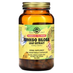 Solgar - Ginkgo Biloba Leaf Extract - 180 Vcaps