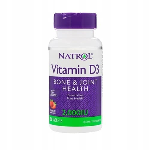 Natrol - Vitamin D3 - 90 Tablets – Natrol förpackning