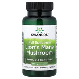 Swanson - Full Spectrum Lion'S Mane Mushroom - 500mg - 60 Caps