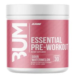 Raw Nutrition - Cbum Essential Pre-Workout, Sur-Svamp, Syrlig Vandmelon - 405g