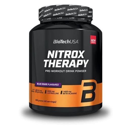 BioTechUSA - Nitrox Therapy - Pre-Workout Drink Powder – BioTechUSA förpackning