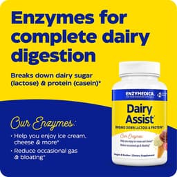 Enzymedica - Dairyassist - Complete Dairy Digestion Formula - 30 Caps