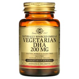 Solgar - Omega-3 Kasvissyöjien DHA - 50 Kapselia