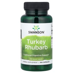 Swanson - Turkey Rhubarb - 100 Caps