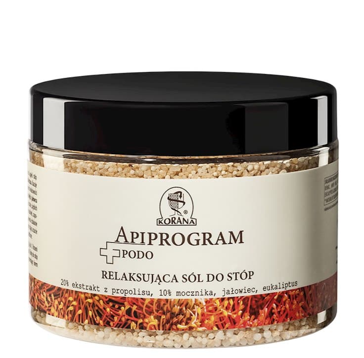 Korana - Apiprogram Podo Relaxing Foot Salt - 500g – Korana förpackning