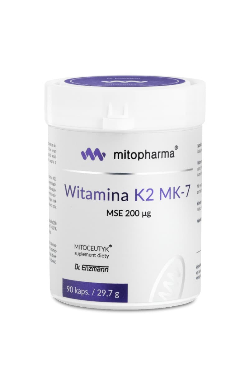 Mitopharma - Vitamin K2 Mk7 - 90 Caps – Mitopharma förpackning