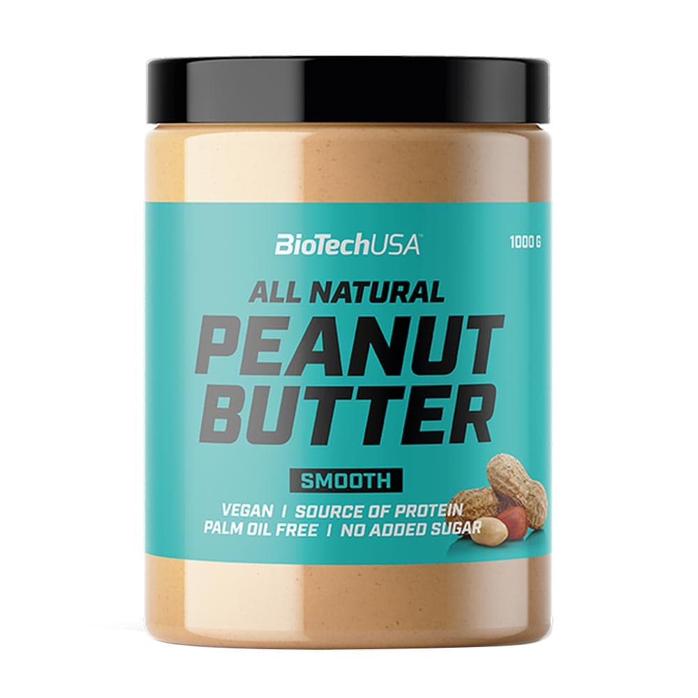 Biotechusa - Peanut Butter, Smooth - 1000g – BioTechUSA förpackning