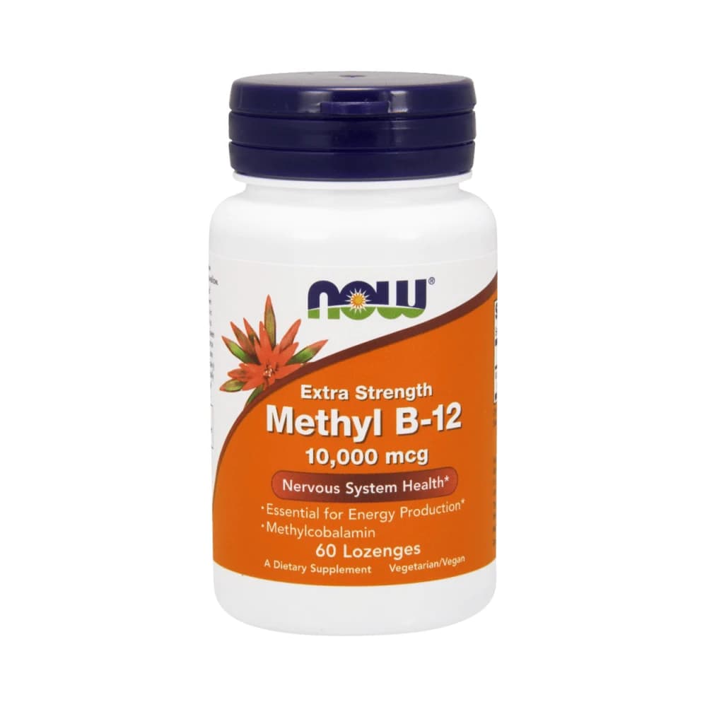NOW Foods - Metyyli B12 10000mcg - Perus – NOW Foods pakkaus