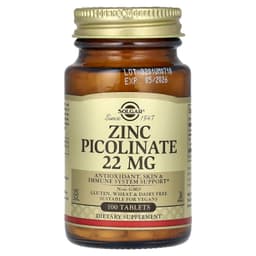 Solgar - Zinc Picolinate - 100 Tabs