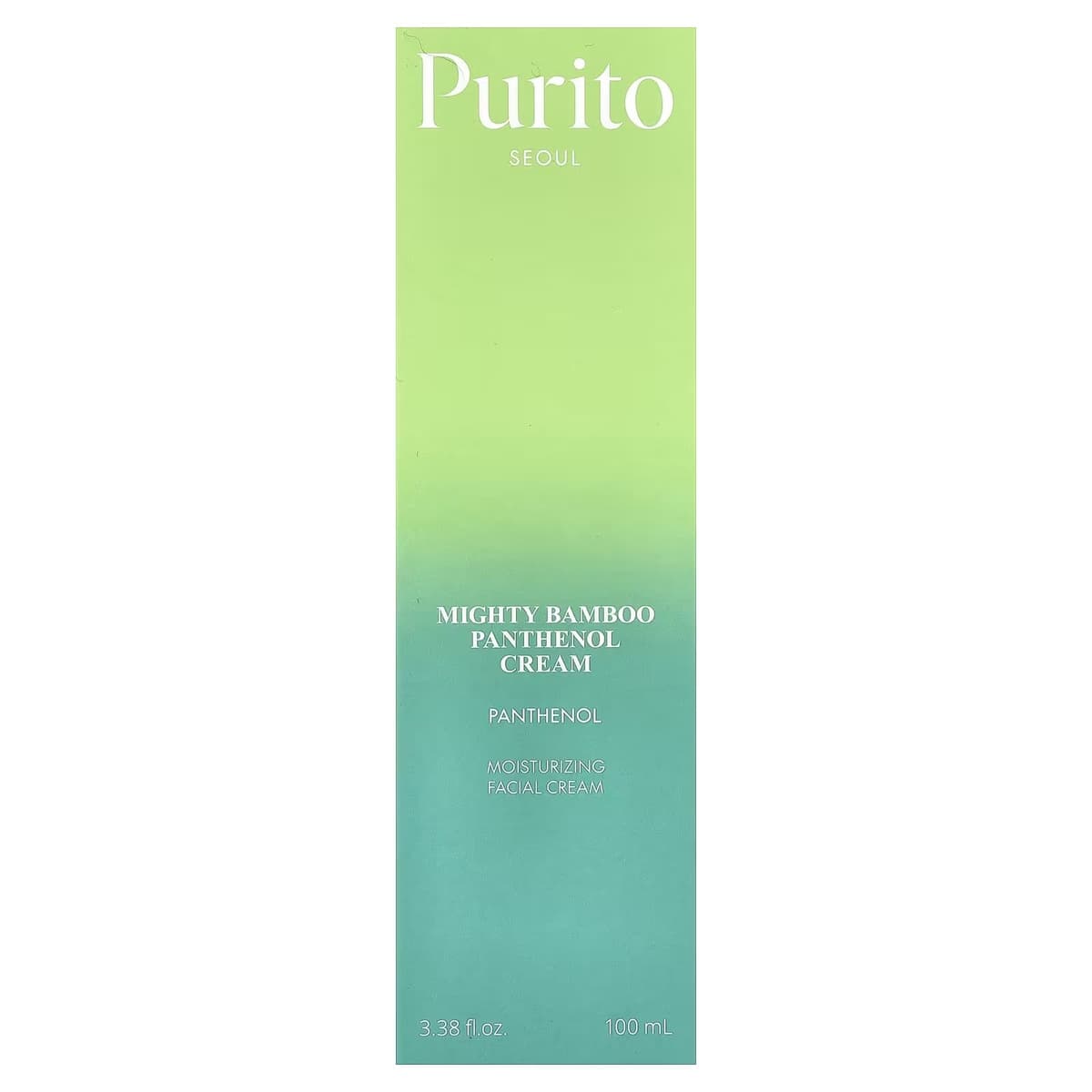 PURITO SEOUL Mighty Bamboo Panthenol Cream 100ml