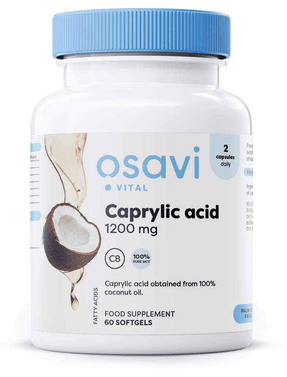 Osavi - Caprylic Acid, 1200mg - 60 Sgels – Osavi förpackning