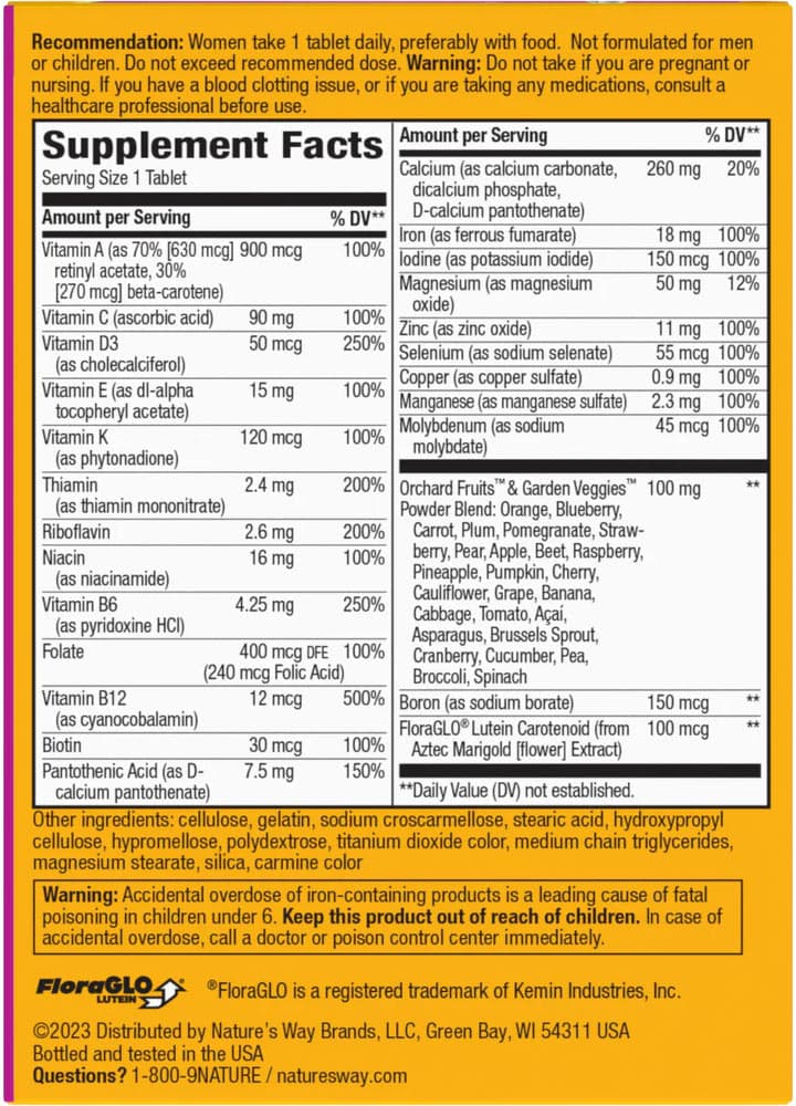 Alive! Women's Complete Multivitamin - 50 Tablets (KORT DATUM 2026-09-30)
