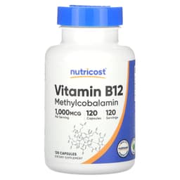 Nutricost - Vitamin B12 1000mcg Methylcobalamin - 120 Caps
