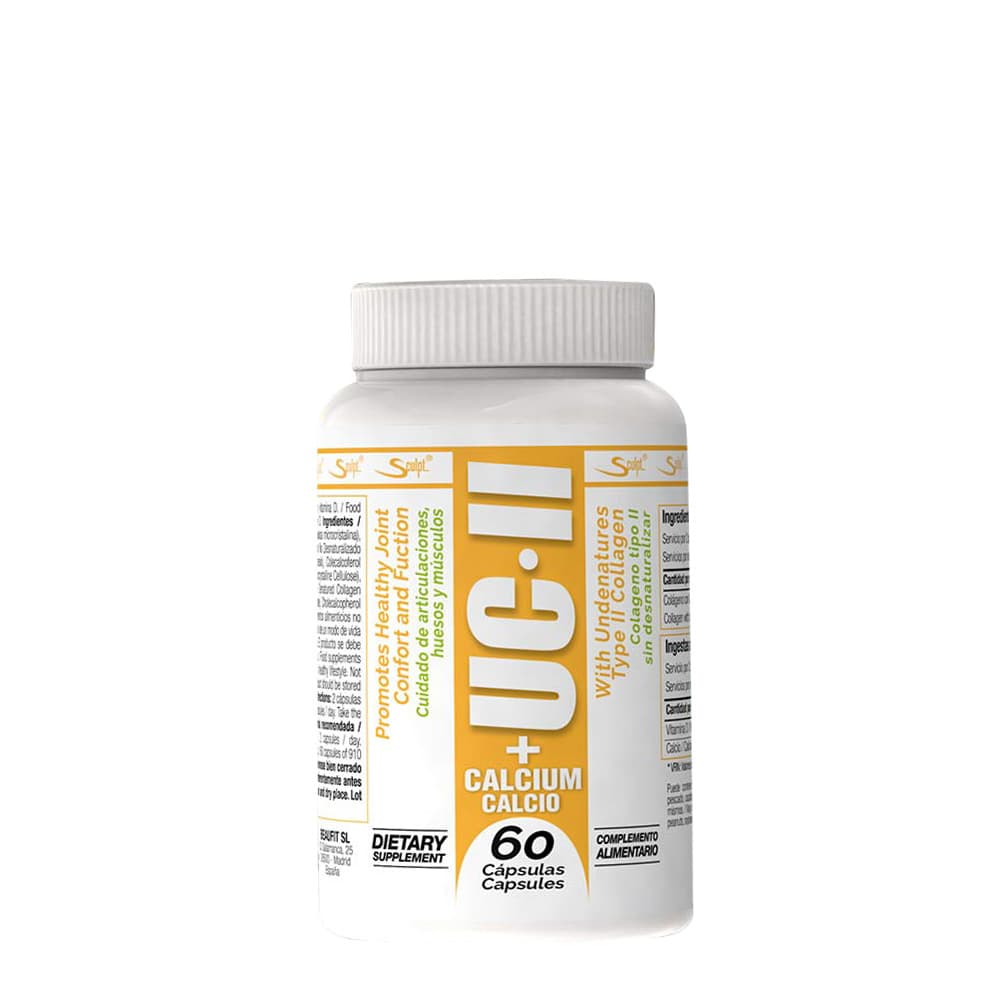 Sculpt - Uc-II + Calcium - 60 Caps – Sculpt förpackning