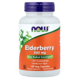 NOW Foods - Elderberry 500mg - 120 Capsules