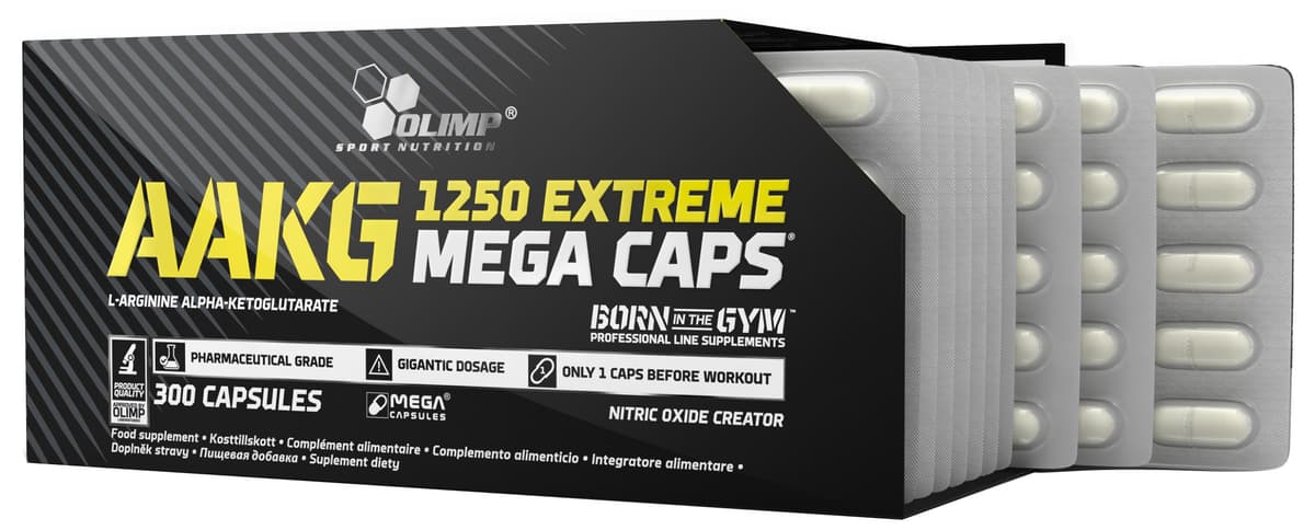 Olimp Labs - AAKG 1250 Extreme Mega Caps – Olimp Labs förpackning