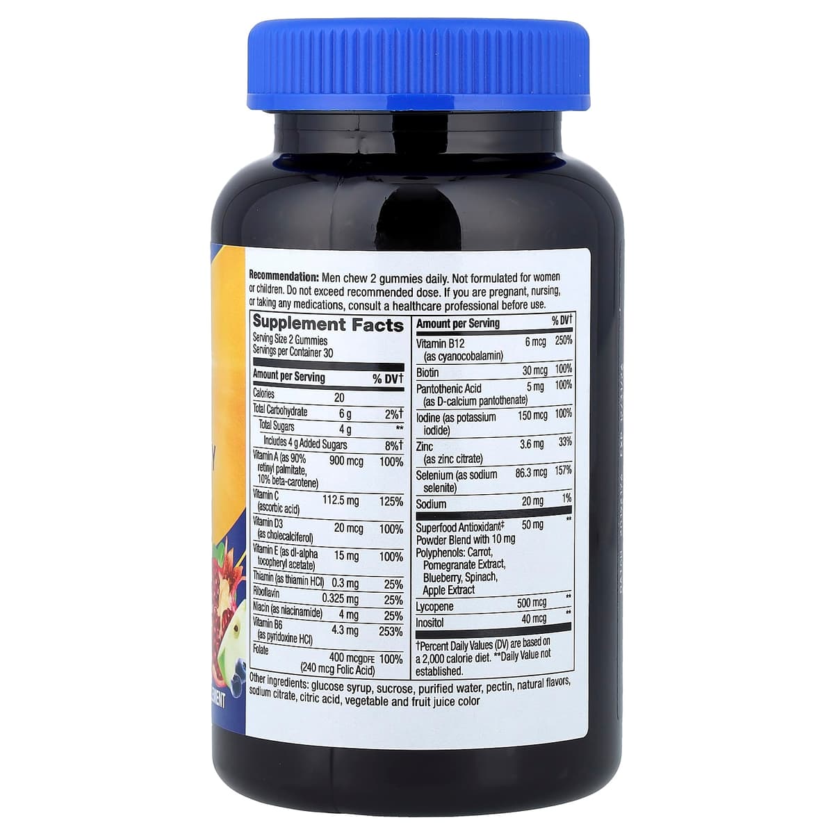 Nature's Way - Mænds Gummy Multivitamin - 60 Gummier