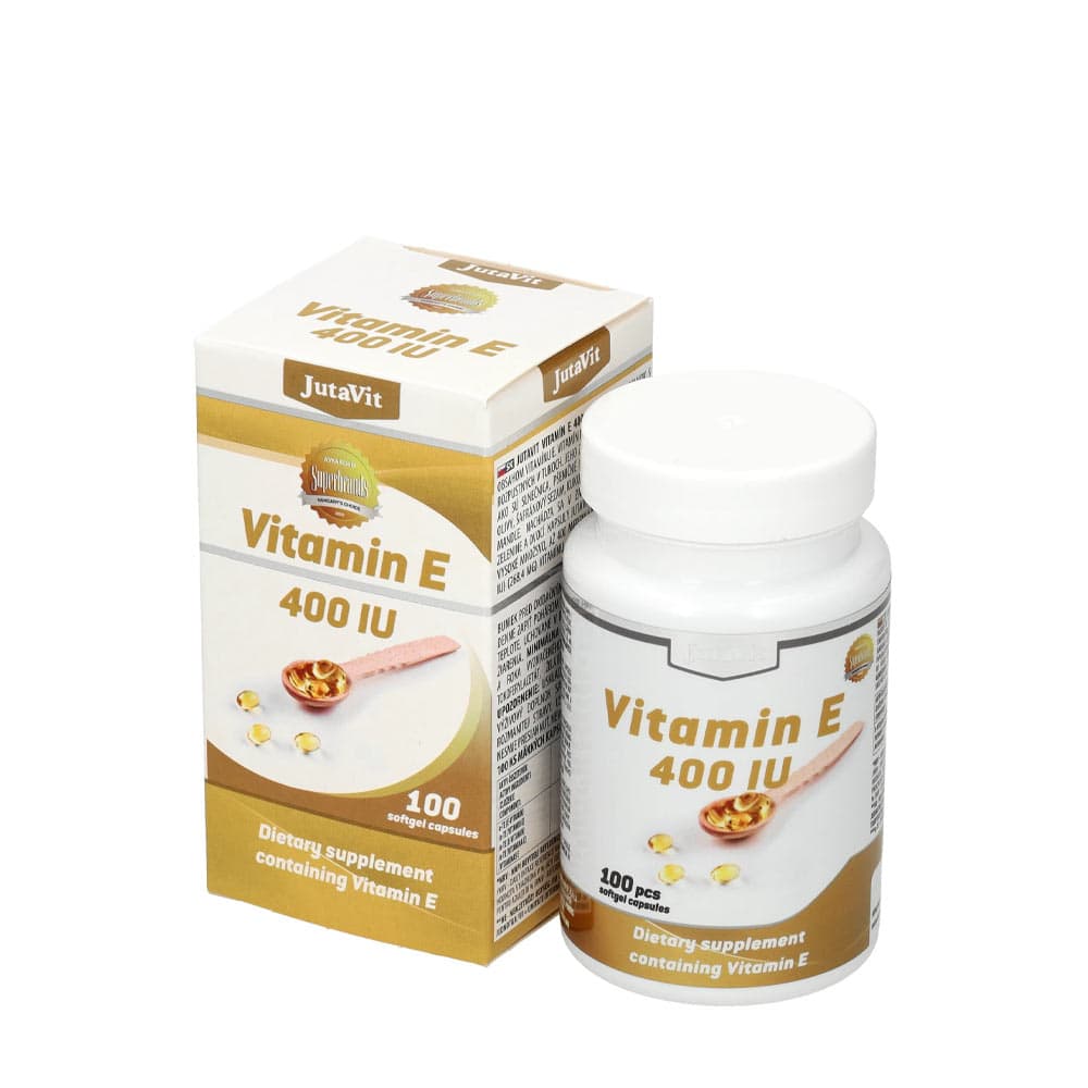 Jutavit - Vitamin E 400 Sgels - 400 - 100 Sgels Caps
