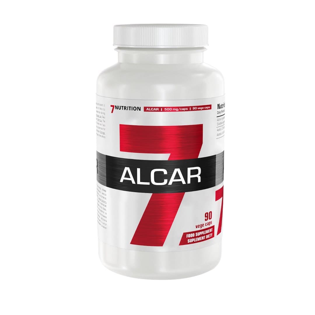 7 Nutrition - ALCAR - 90 vege caps – 7 Nutrition förpackning