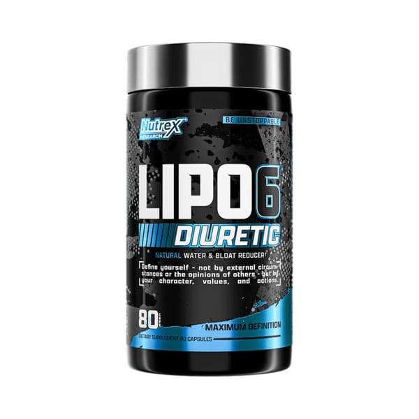 Nutrex Research - Lipo-6 Diuretic - 80 Caps – Nutrex förpackning