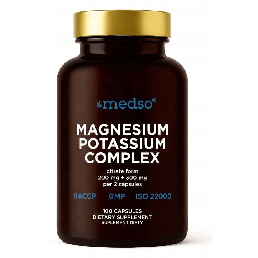 medso - Magnesium Potassium Complex - 100 Caps – Medso förpackning