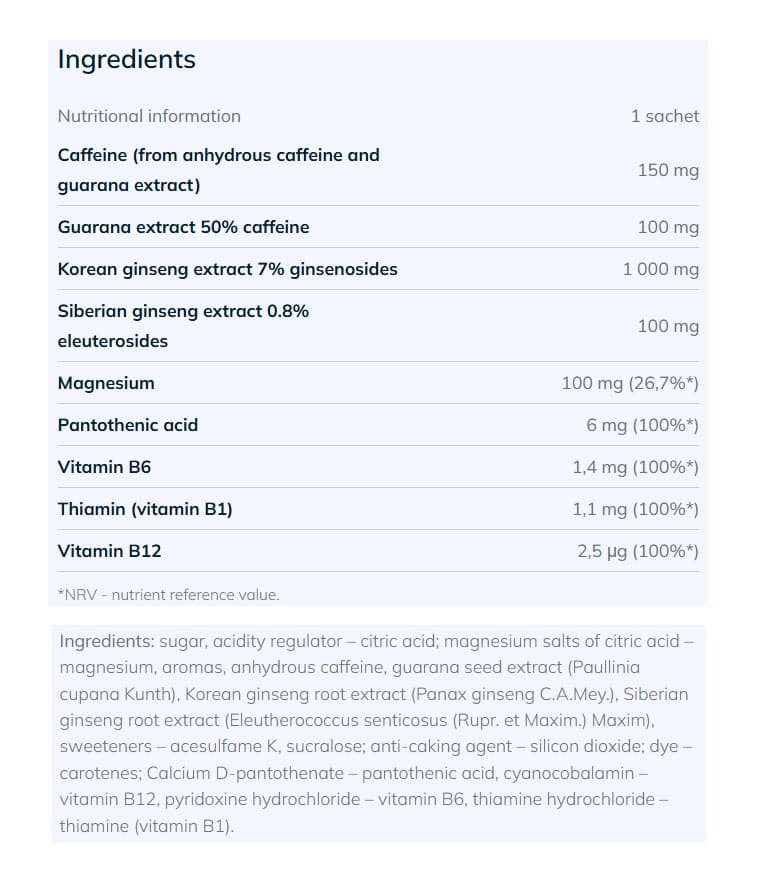 Olimp Labs - Energy - 1 Sachet (4g)