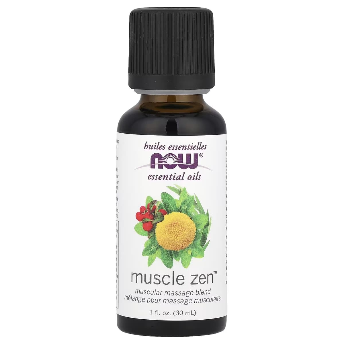 NOW Foods - Essential Oil, Muscle Zen - 30 ml.