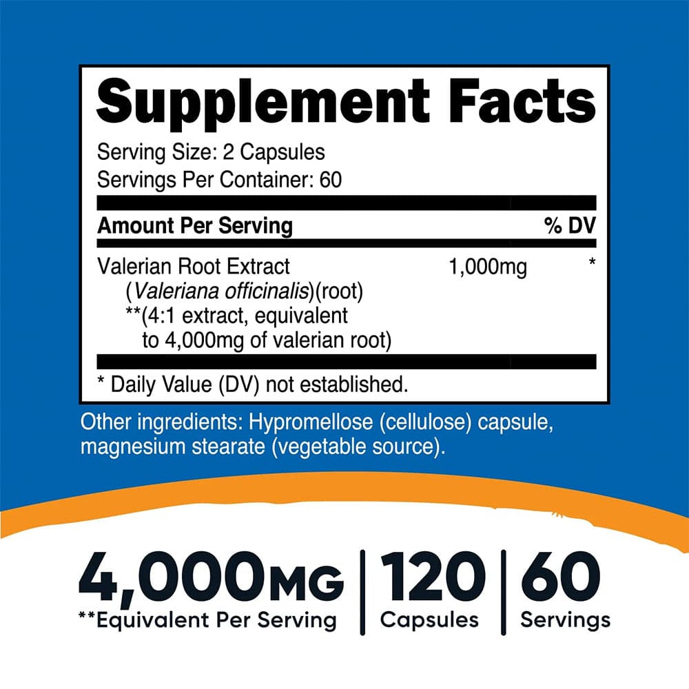 Nutricost - Valerian Root - 120 Caps
