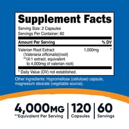 Nutricost - Valerian Root - 120 Caps