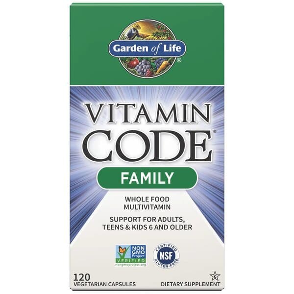 Garden Of Life - Vitamin Code Family - 120 Vcaps – Garden Of Life förpackning