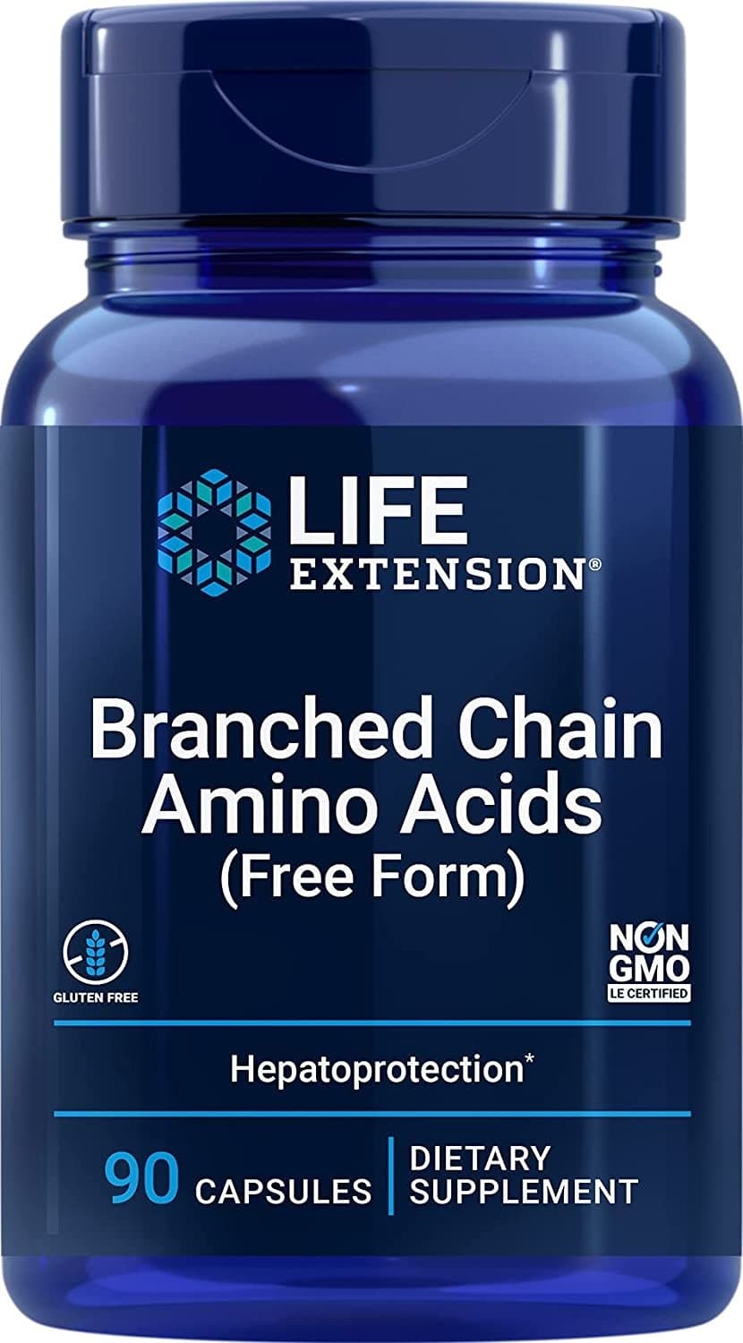 Life Extension - Branched Chain Amino Acids - 90 Caps – Life Extension förpackning