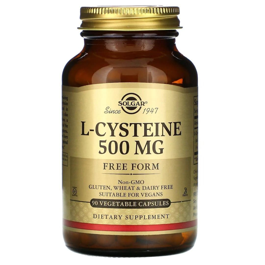 Solgar - L-Cysteine 500mg - 90 Caps – Solgar förpackning